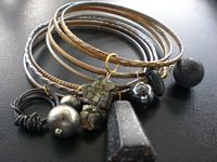 Vintage Charmed Bangles by Lori Henderson